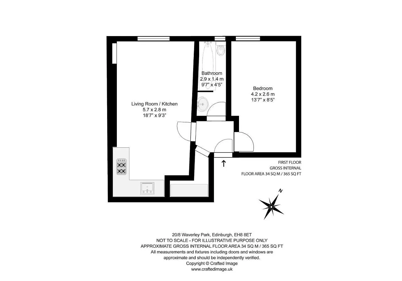 Apartment The Waverley Park Residence Edinburgh